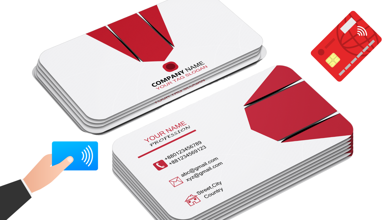 NFC Smart Digital Business Cards